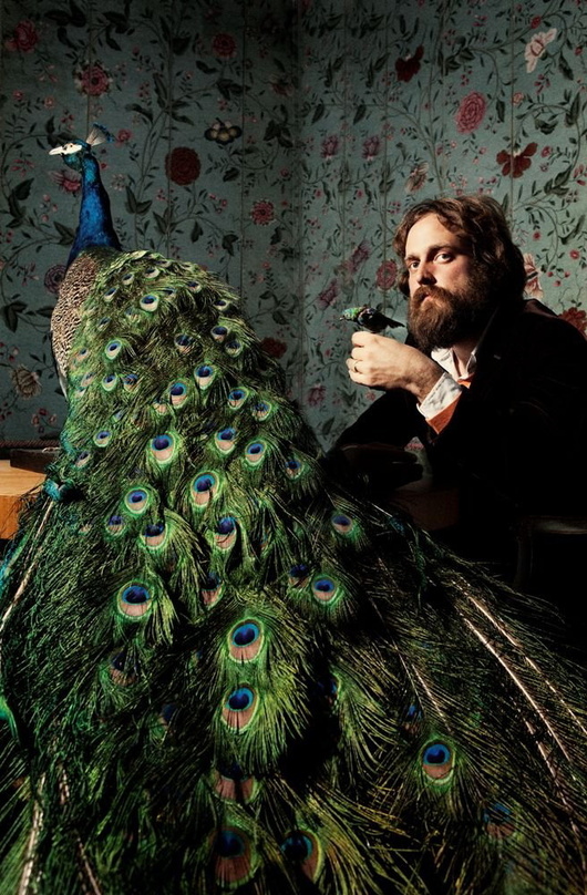 Erfolgreicher Visionär und Vogelfreund: Sam Beam, Mastermind von Iron And Wine