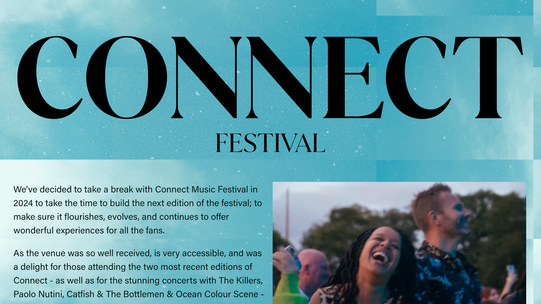 Vorerst abgesagt: das Connect, ausgetragen auf den Royal Highland Centre Showgrounds in Edinburgh.