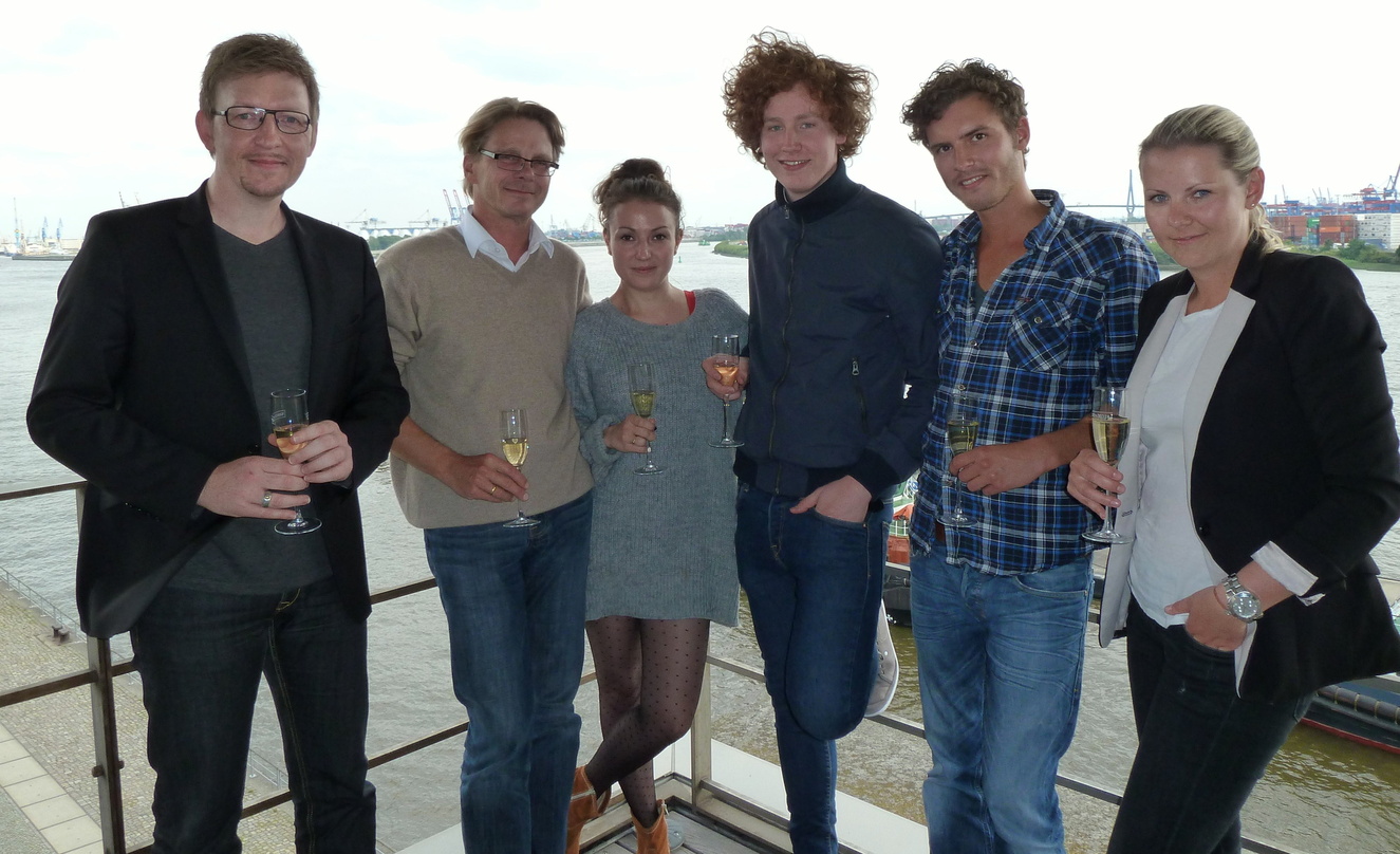 Sven Krüger (Management Michael Schulte/viva la media), Alexander Welzhofer (Managing Director Very Us Records), Eva-Marie Petzinger (Senior A&R Manager AMV Talpa), Michael Schulte, Dennis...