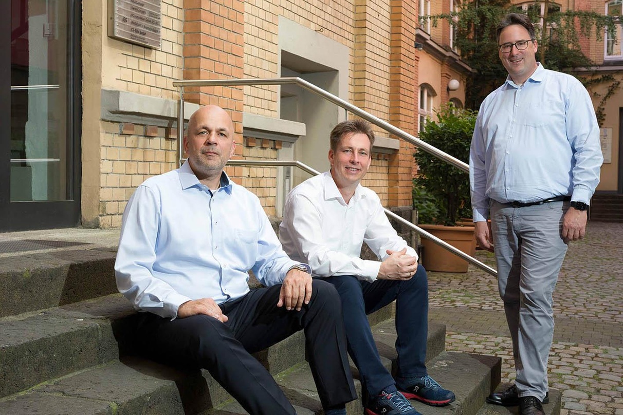 Sind umgezogen: die Guest-One-Geschäftsführer (von links): Marcel Schettler, Thomas Küfner und Oliver Maître.