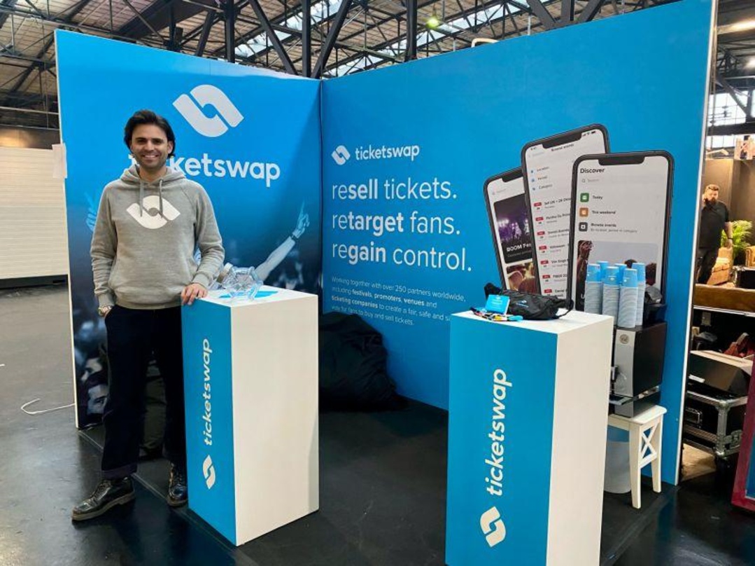 Stellte Ticketswap bei der Messe Future of Festivals in Berlin vor: Christoph Radjeh