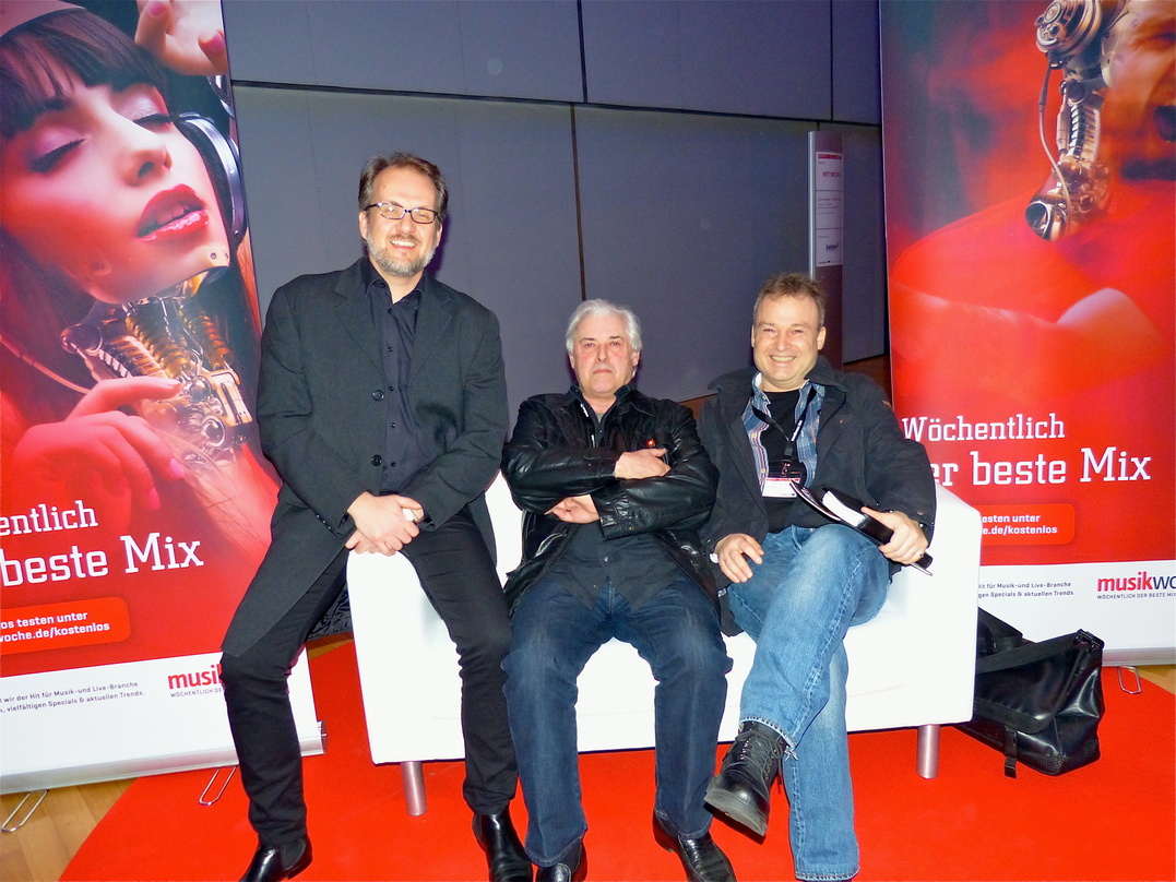 Unterhaltsame A&R-Runde (von links): Manfred Holz, Louis Spillmann und Gregor Minnig