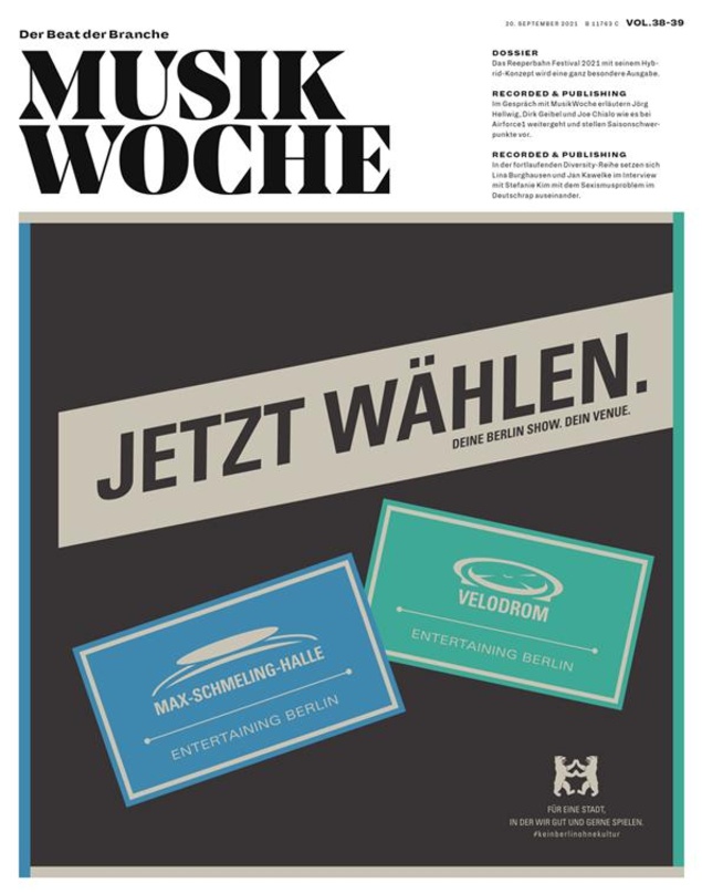 Die E-Paper-Ausgabe von MusikWoche Vol. 38+39 2021