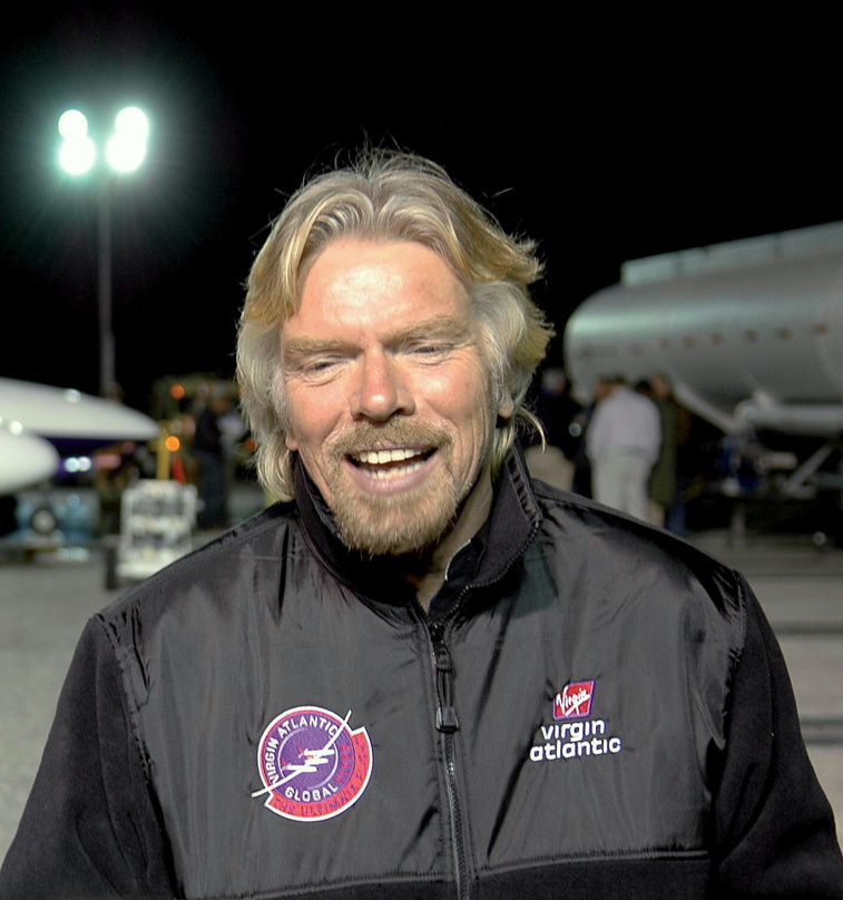 Einen solchen Grammy kriegt nicht jeder: Richard Branson