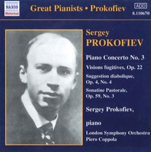 Sergey Prokofiev/Piero Coppola/London Symphony Orchestra – Piano Concerto No. 3/Visions Fugitives Op. 22/Suggestion Diabolique ...