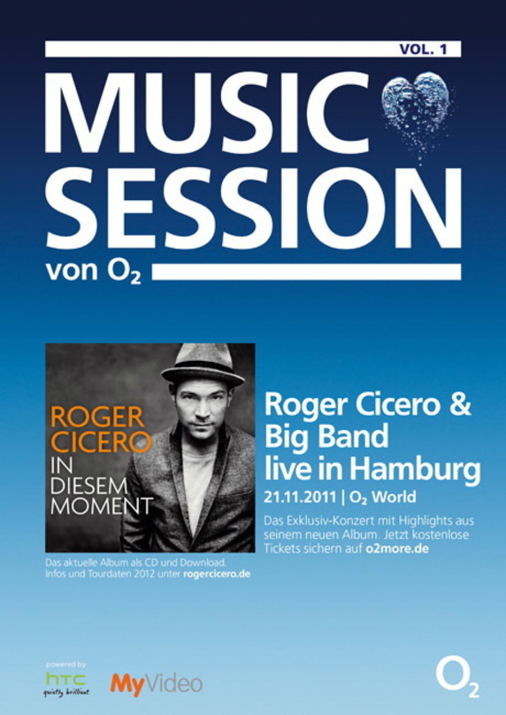 Steht für O2 auf der Bühne: Roger Cicero