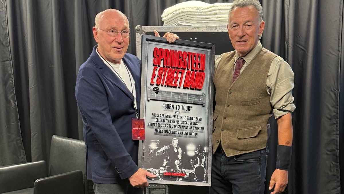 Gehen seit 1985 gemeinsame Wege: Marek Lieberberg (links) und Bruce Springsteen.