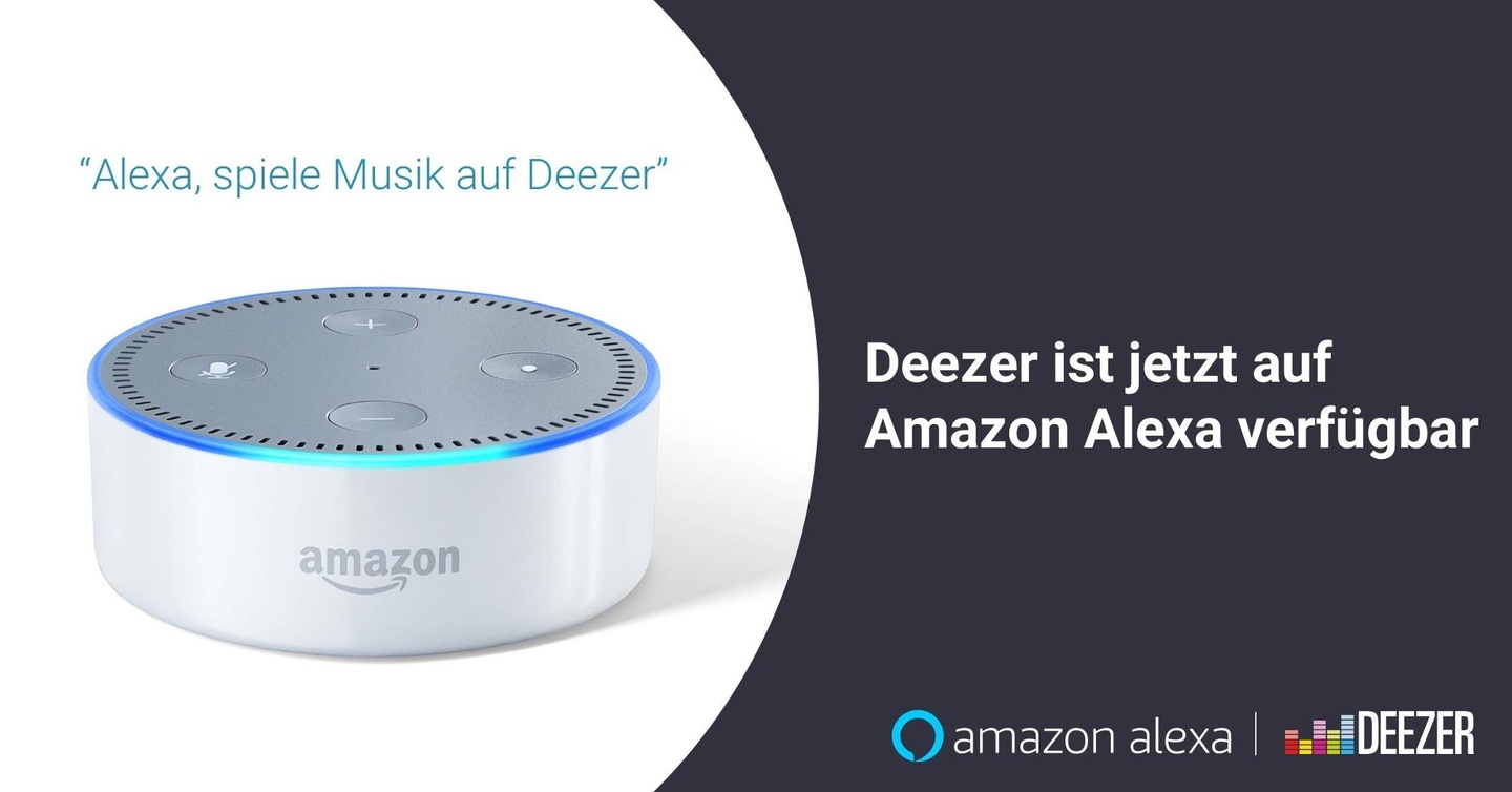 4d9278274b53ca9e0c7d52cc766960e3b688e0b182da04bc5cf7fc5bd57b6eea Sollen sich fortan verstehen: Deezer bringt seinem Musikabo die Alexa-Töne bei, um den Streamingdienst auch über Echo-Geräte und andere smarte Speaker mit Alexa-Sprachsteuerung betreiben z...