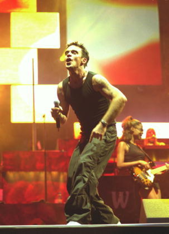 Stellte neues Album in Berlin vor: Robbie Williams