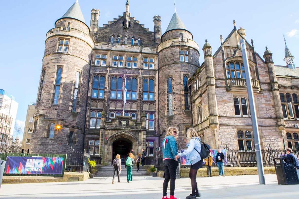 Hier steigt die Konferenz der Wide Days: das historische Teviot Row House, zugleich Heim der Studentenvereinigung von Edinburgh