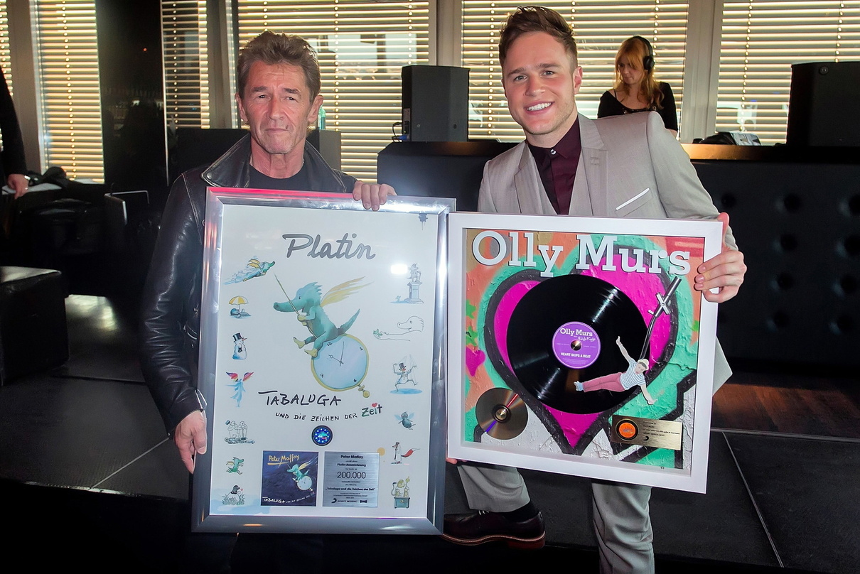 Holten sich in Berlin Gold und Platin: Peter Maffay (l.) und Olly Murs