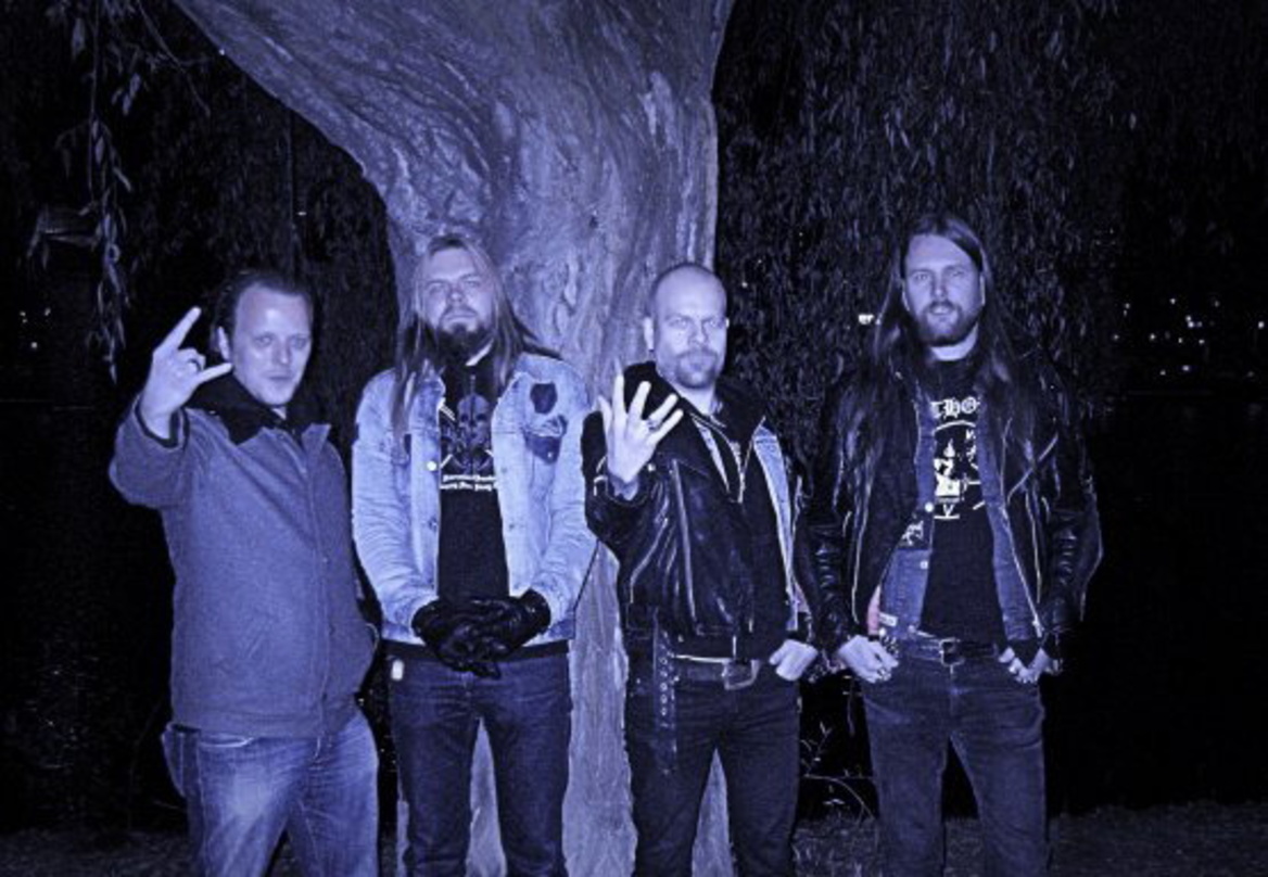 Neue Partner: Grand Magus und Christian Klimek (l., A&R Roadrunner)