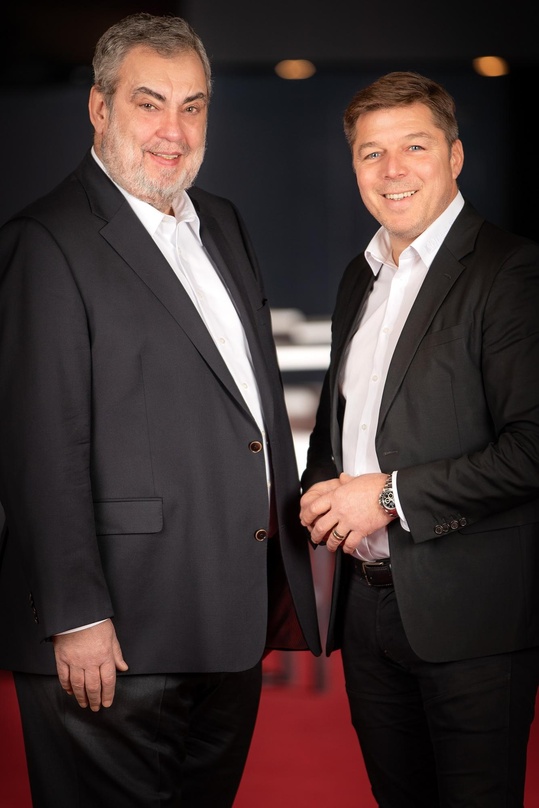 Haben bei Mehr-BB Entertainment eng zusammengearbeitet: Günther Irmler (links) und Maik Klokow