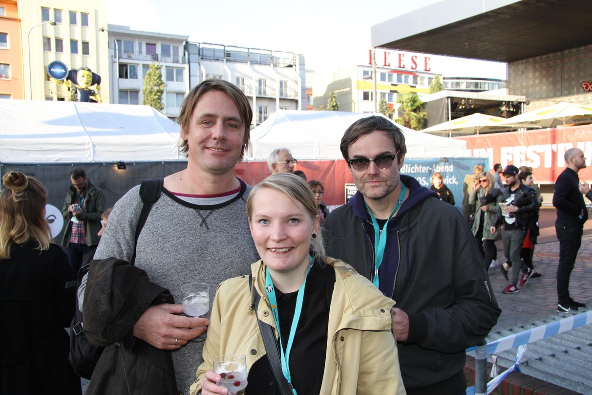 Richten auch 2016 by:Larm aus (von links): Erlend Mogård-Larsen, Mina Evenrud und Øystein Ronander (alle by:Larm), hier beim Reeperbahn Festival 2015