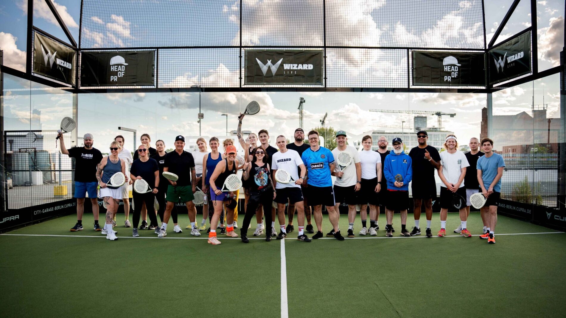 Unterstützte Save The Children: das erste Heavy Padel Truants Charity-Turnier.
