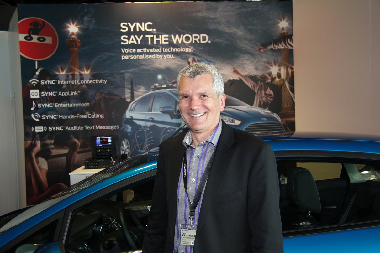 Mit dem Auto in die Messehalle in Cannes: Ford-CTO Paul Mascareñas