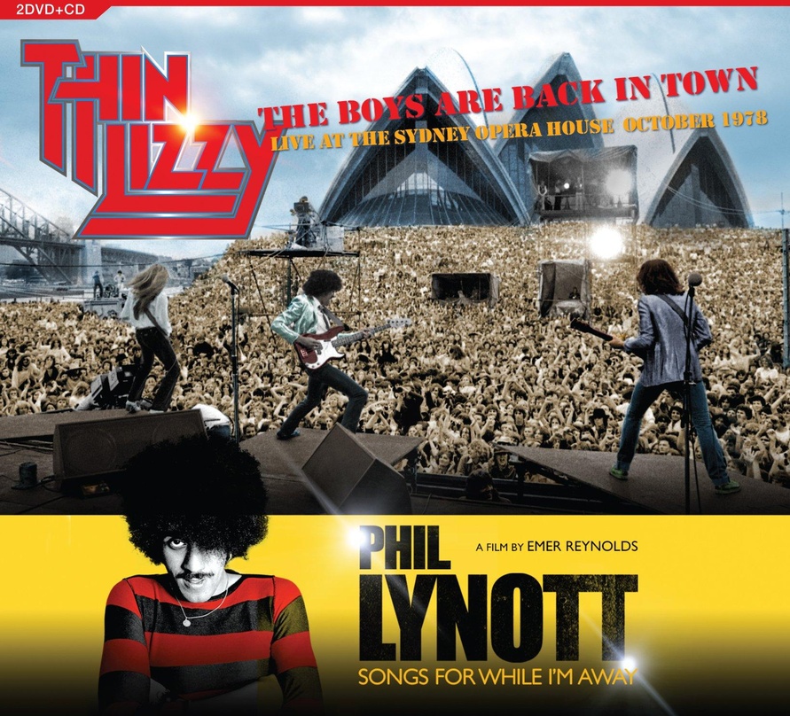 Zwei Filme in einem Paket: die Dokumentation "Songs For While I'm Away" und der Konzertmitschnitt "The Boys Are Back In Town"