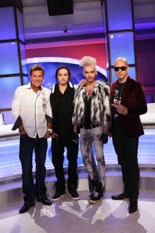 Die neue "DSDS"-Jury: Dieter Bohlen, Tom Kaulitz, Bill Kaulitz und Mateo