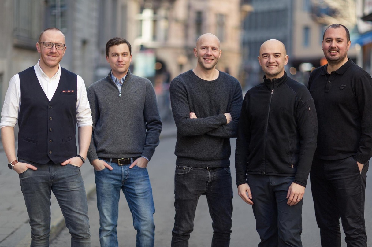 Riefen Amuse 2015 ins Leben (von links): Christian Wilsson, Jimmy Brodd, Andreas Ahlenius, Guy Parry und Diego Farias