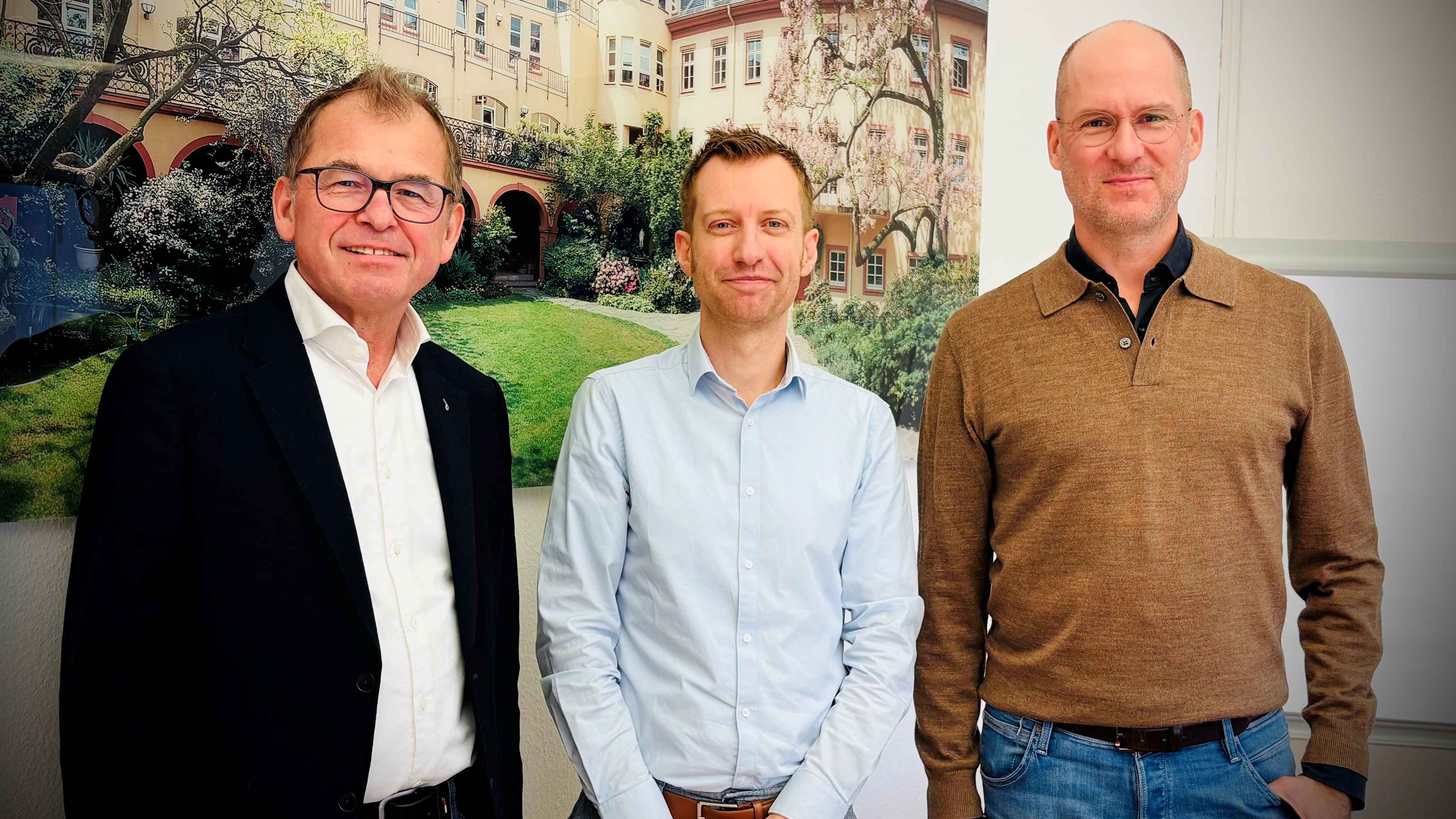 Arbeiten an der internationalen Expansion von Schott Music (von links): Thomas Sertl (Geschäftsführer), Jeroen Verbeek (Director International Growth) und Denis M. Freiberg (Geschäftsführer).