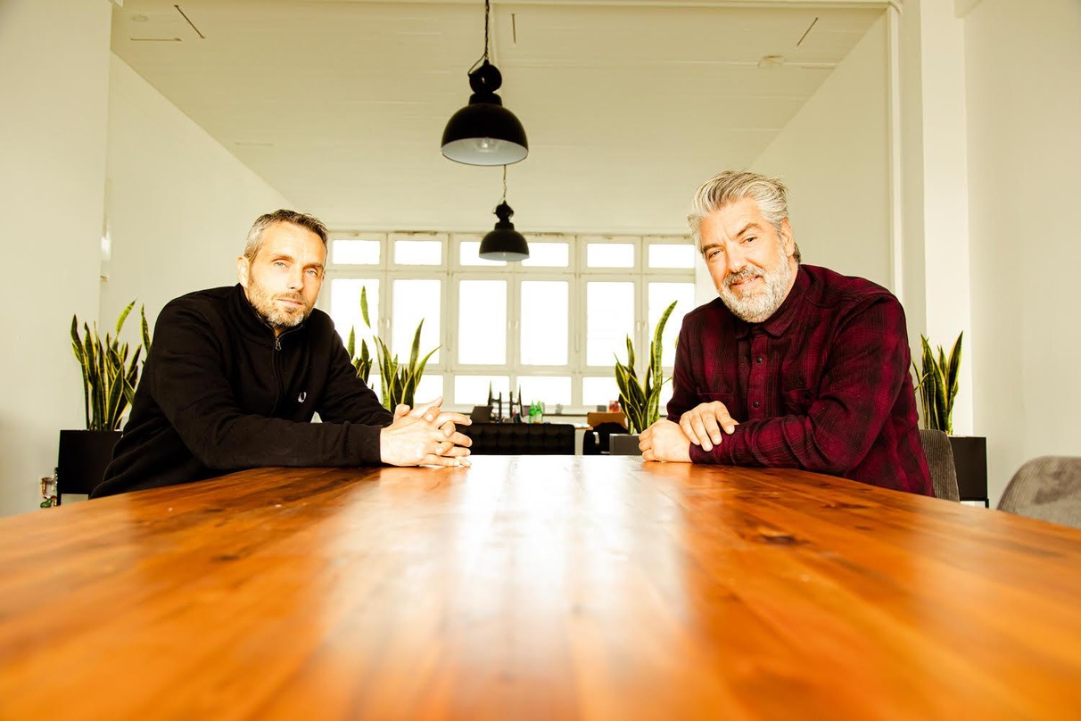 Entwickeln mit mat.projects Hygienekonzepte: Jean-Pierre Rullmann (links) und Slaven Zubak