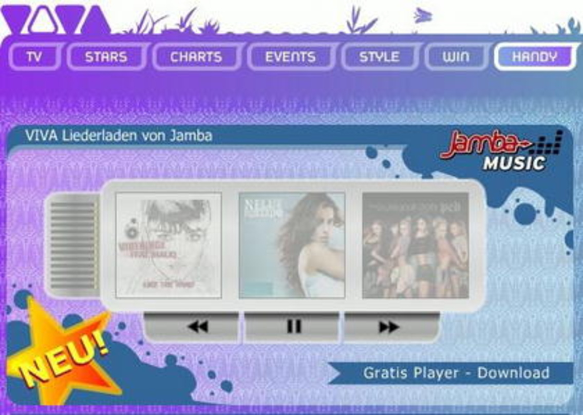 Neues Angebot: Downloads bei Viva