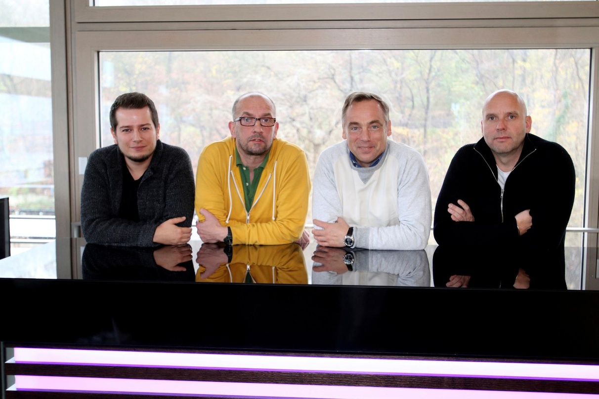 Arbeiten auch 2016 zusammen (von links): Robert Larsz (A&R Manager/Product Manager/Head of DJ Promotion Kontor Records), Jörg Böhm (Geschäftsführer Plattemann), Jens Thele (Managing Direct...