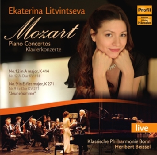 Ekaterina Litvintseva – Klavierkonzerte No.12 In A Major, K414/No.9 In E-Flat Major, K 271