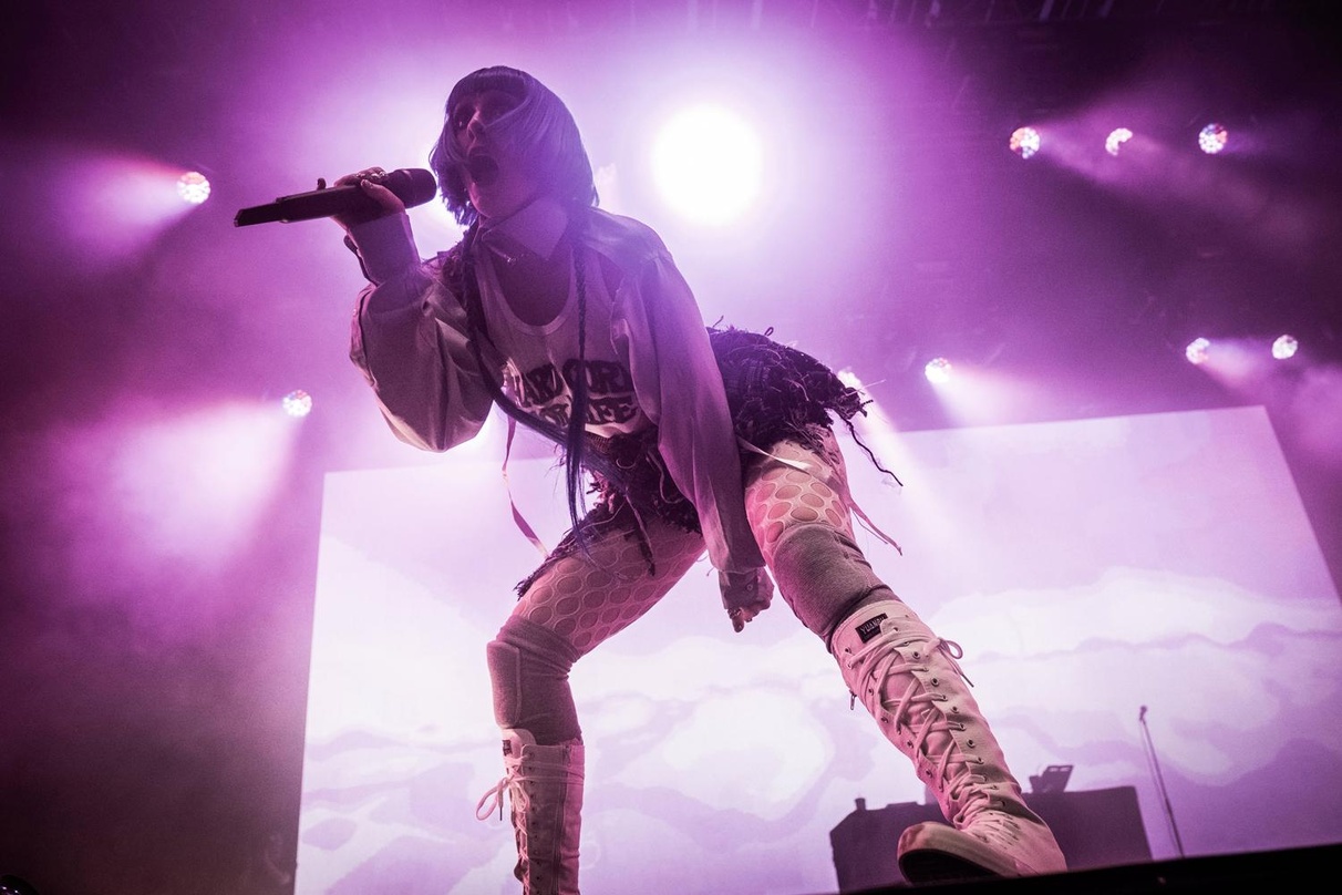 Sorgt für ein ausgeglichenes Line-up: das Roskilde Festival, hier bei einem Auftritt von Rapperin Ashnikko im Juli 2022