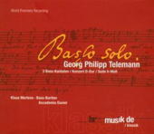 Klaus Mertens/Accademia Daniel – 3 Bass-Kantaten/Konzert D-Dur/Suite H-Moll