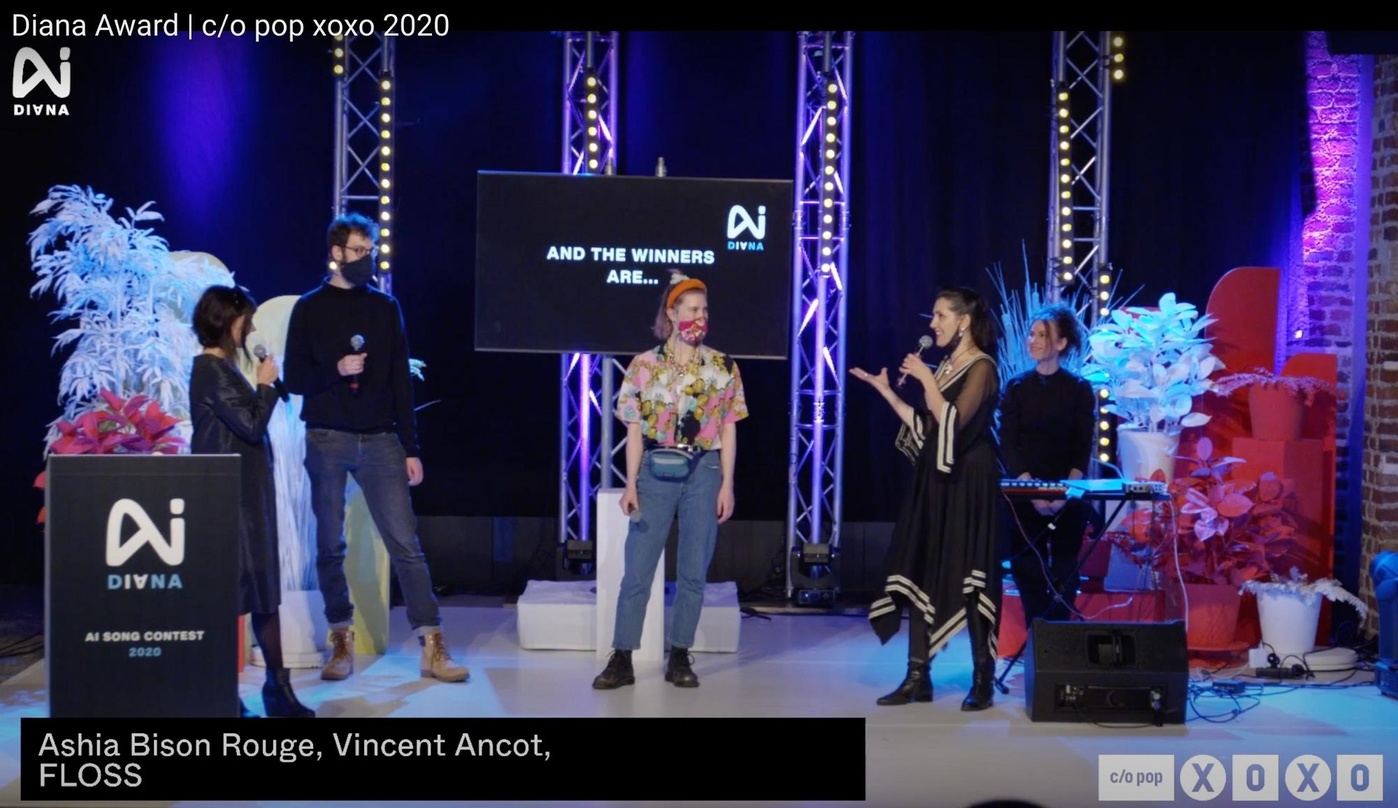Beim DIANA-Award 2020: das Gewinnerteam