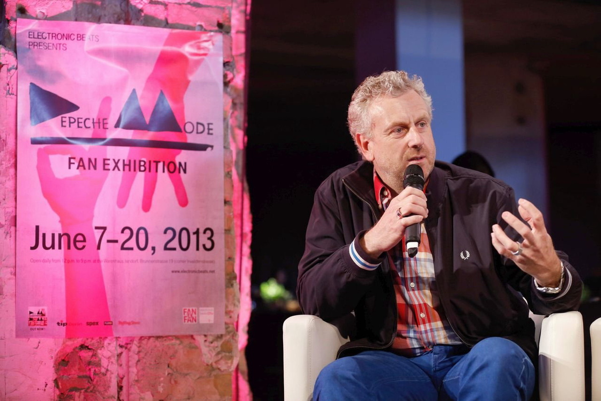 Diskutiert in Köln beim MusikWoche-Panel: Ralf Lülsdorf (Deutsche Telekom, Electronic Beats), hier bei einer Präsentation zur Depeche Mode Fan Exhibition am 6. Juni in Berlin
