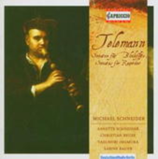 Michael Schneider/Annette Scheider/Christian Beuse/... – Sonaten für Blockflöte - Sonatas For Recorder