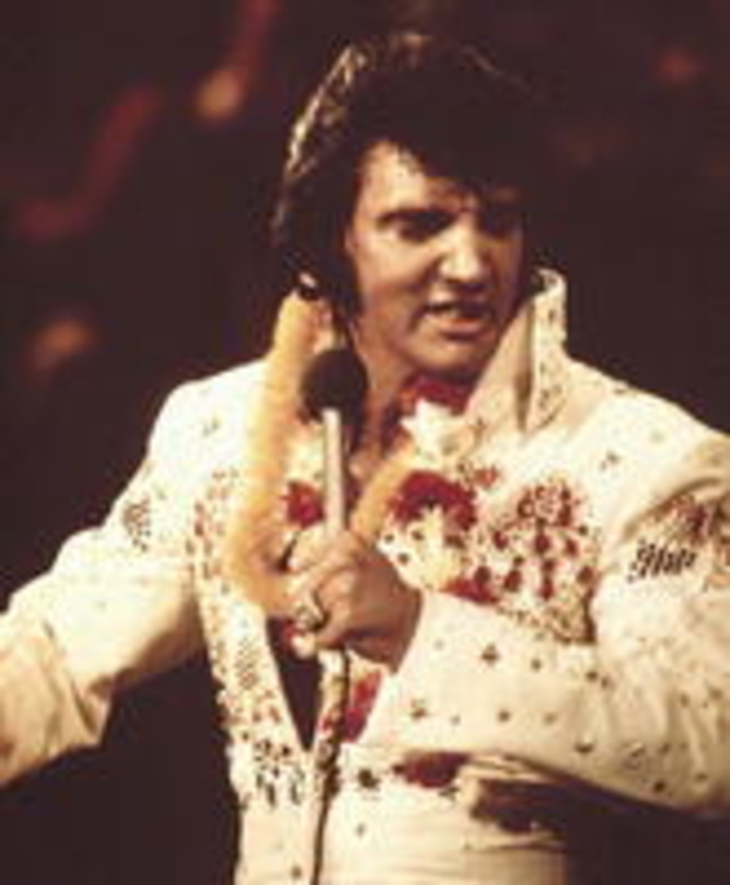 Unangefochten an der Spitze: Elvis Presley