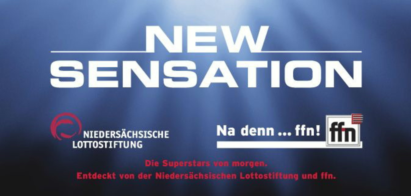 Optisches Markenzeichen von New Sensation: das Wettbewerbslogo