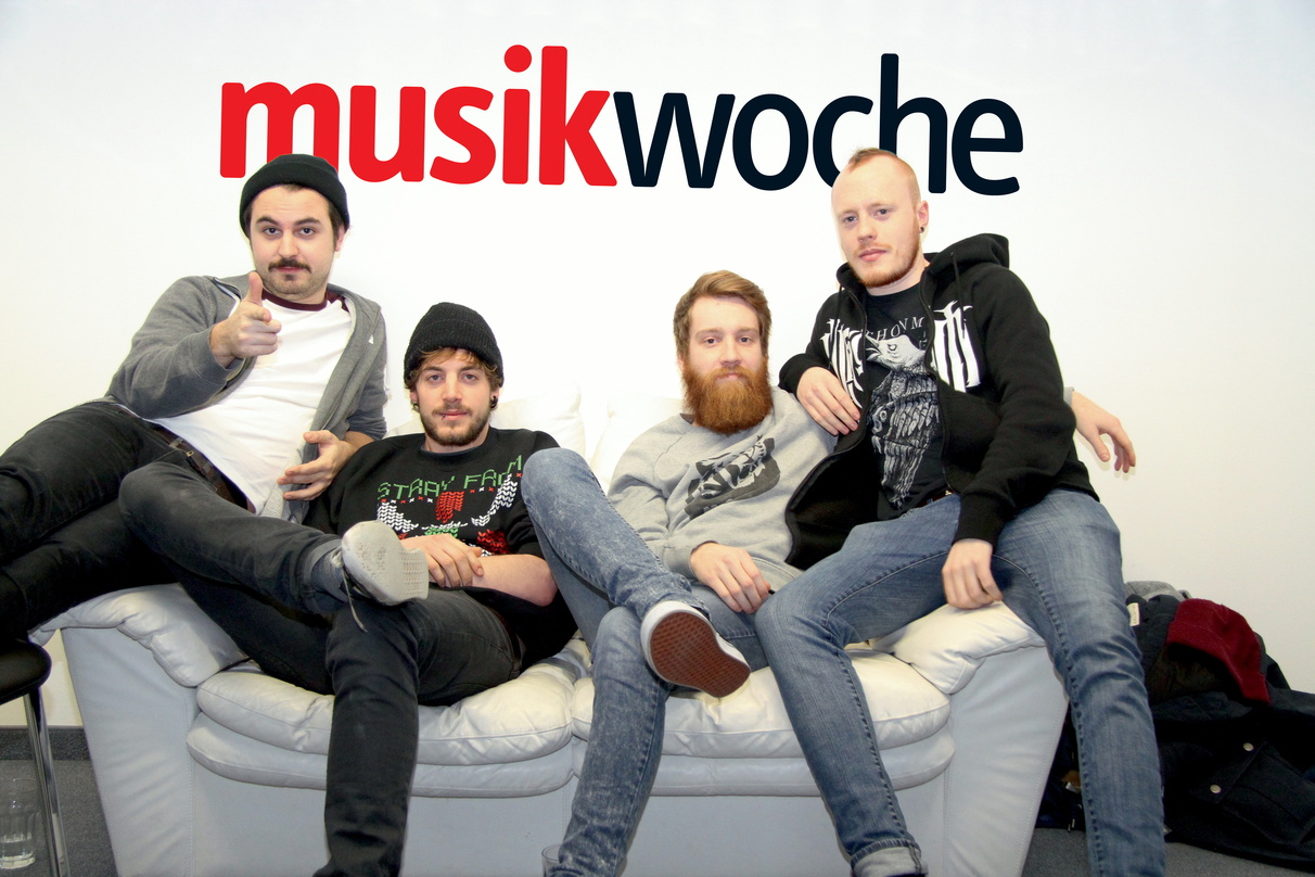 Spielen ein Charitiy-Konzert in der Ukraine: HeissKalt, hier bei ihrem Besuch auf der MusikWoche-Couch