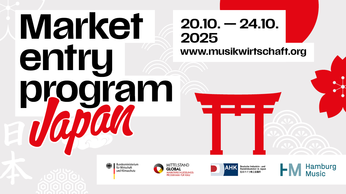 530148e1 9e49 4ed6 a039 1e32c8fb92a6 Will deutsche Unternehmen mit Japan vernetzen: das Markteintrittsprogramm von der AHK und Hamburg Music Business.