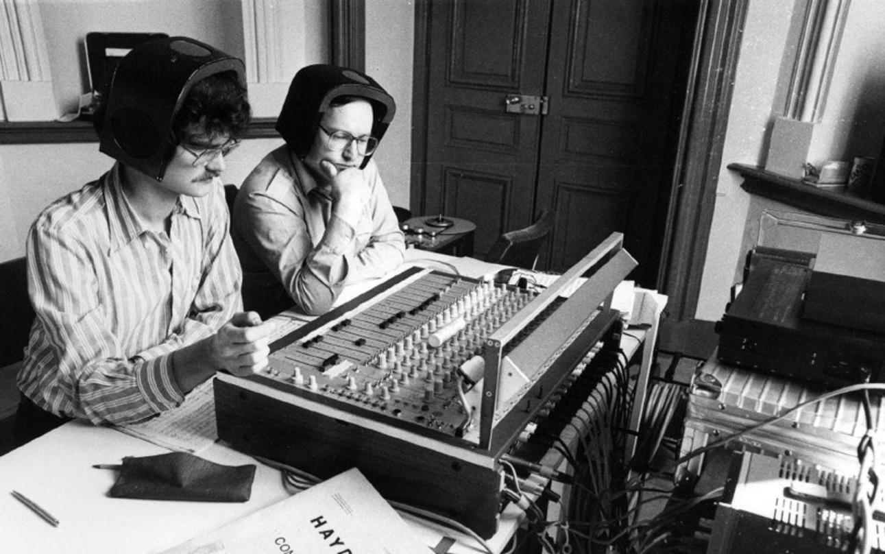 So fing die Zusammenarbeit an: Dabringhaus (l.) und Grimm 1979