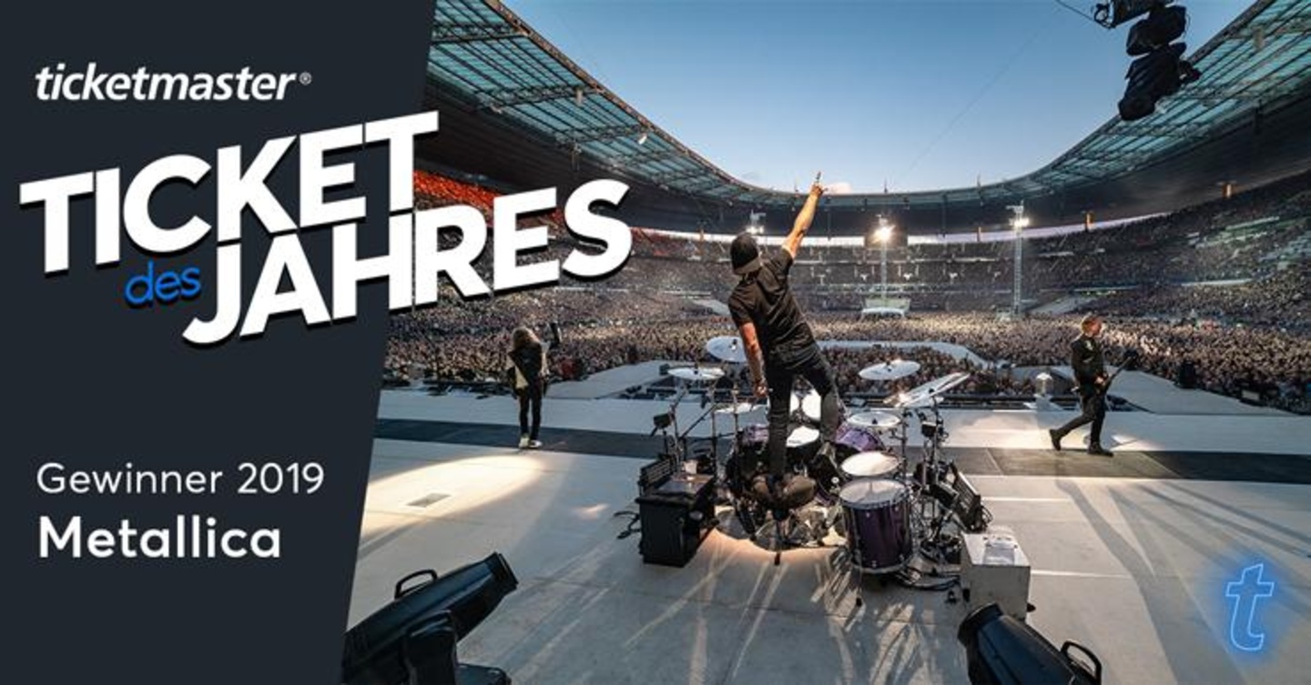 Stehen hoch in der Gunst der Ticketmaster-Kunden: Metallica in Berlin