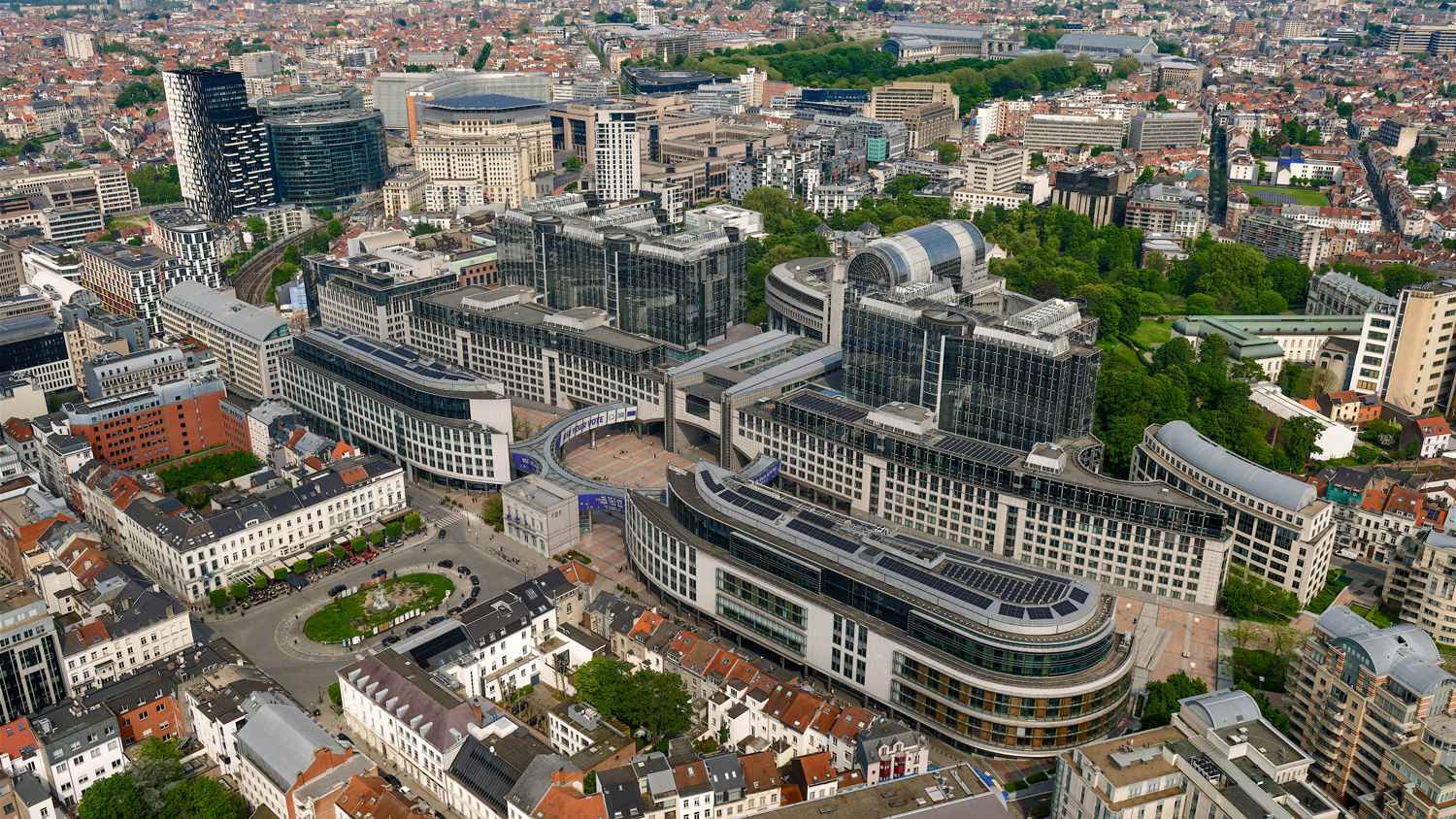 Hier wird Politik gemacht: das EU-Parlament im Regierungsviertel in Brüssel.