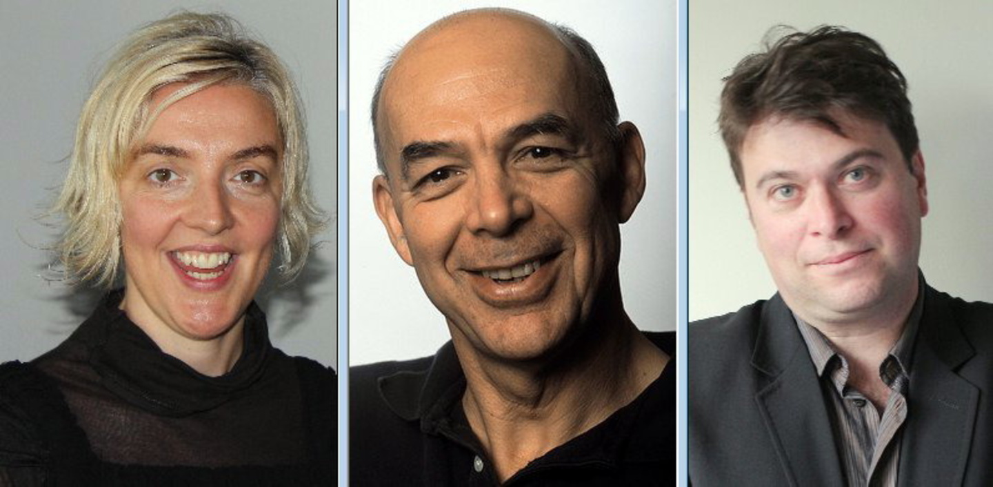 Üben den Schulterschluss (von links): Helen Smith, Stephen Cooper und Charles Caldas