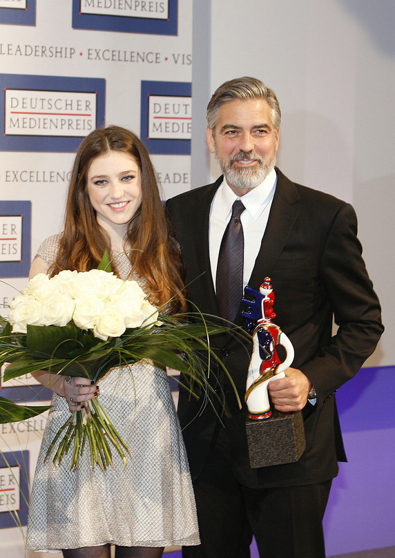Begegneten sich beim Deutschen Medienpreis: Birdy und George Clooney
