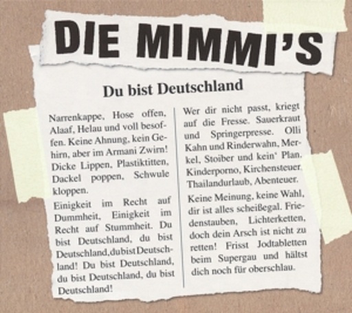 Die Mimmi's – Du bist Deutschland EP