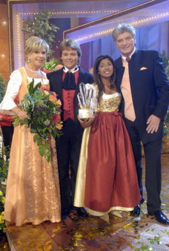 Sorgten für einen Quotenerfolg: Marianne (l.) und Michael (r.) mit Rudy Giovannini und Belsy