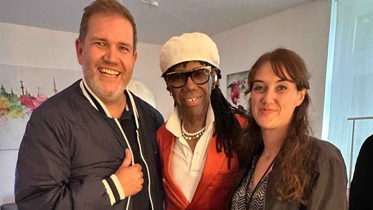 55ab6495 f91c 4041 a773 6be794a04b37 Gemeinsam erfolgreich: Jan Mewes (links, MEG), Nile Rodgers und Anne Pfüller (MEG).