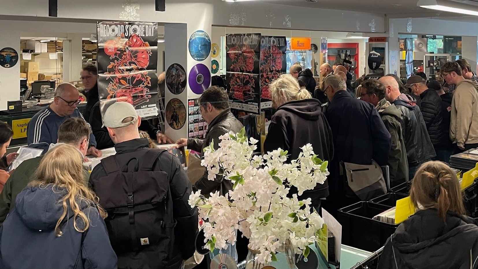 War am Record Store Day gut besucht: Hot Shot Records in Bremen.