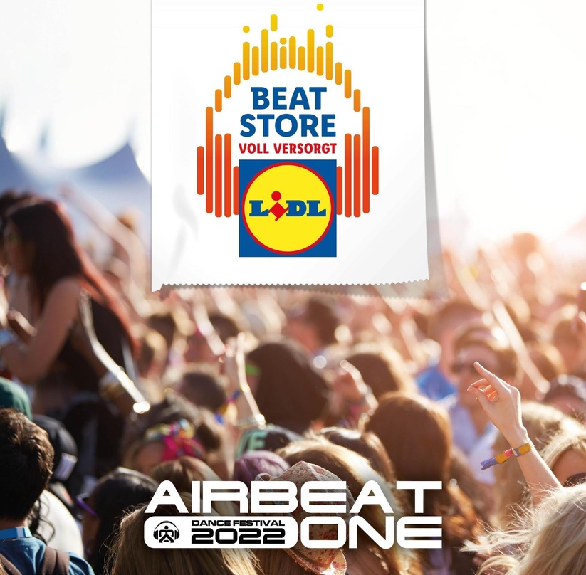 Nun auch beim Festival Airbeat One vor Ort: Lidl