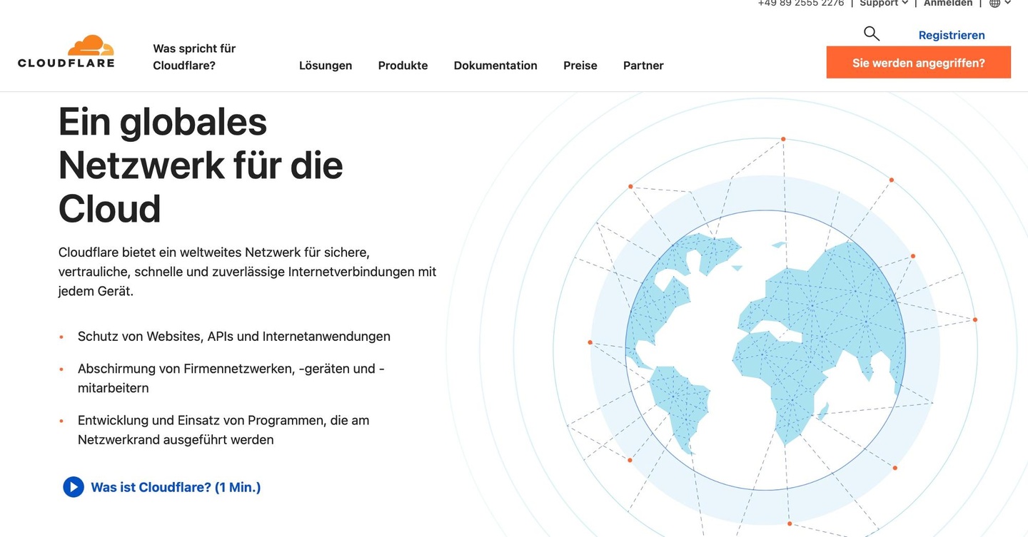 In Italien ins Visier der Pirateriejäger geraten: der Onlinedienstleister CloudFlare