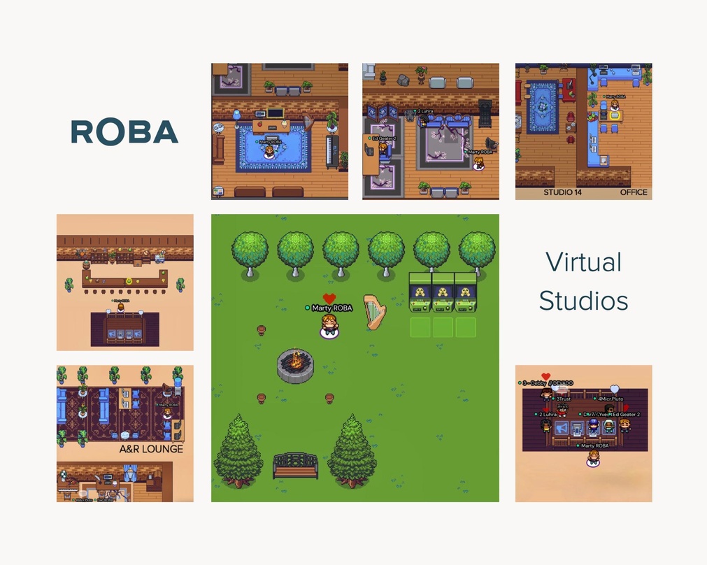 Hat den Betrieb aufgenommen: das virtuelle Songwriting Studio von Roba Music