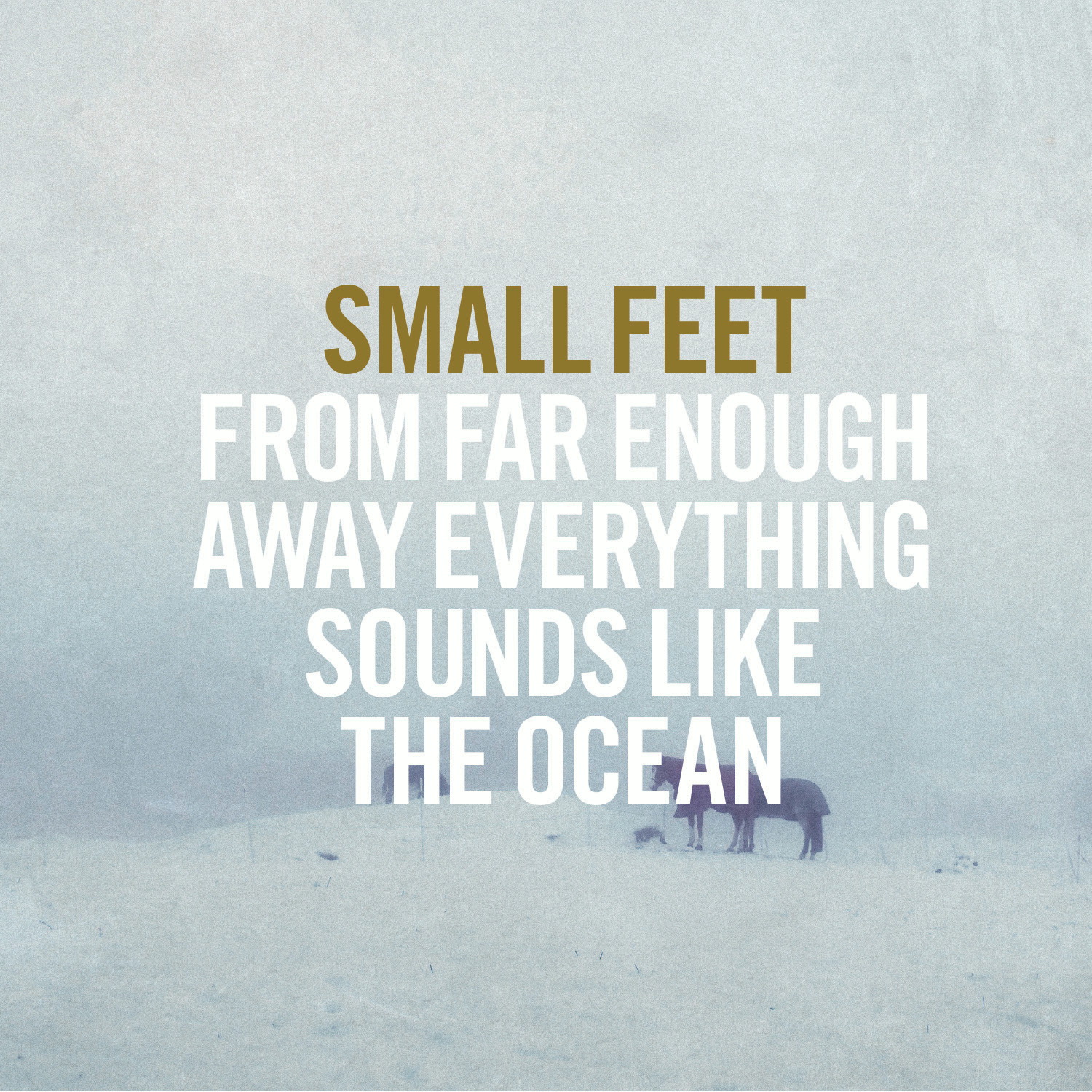 Small Feet – From Far Enough Away Everything Sounds Like The Ocean